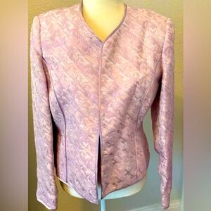 CHADWICKS Lavender Brocade Jacket Size 16